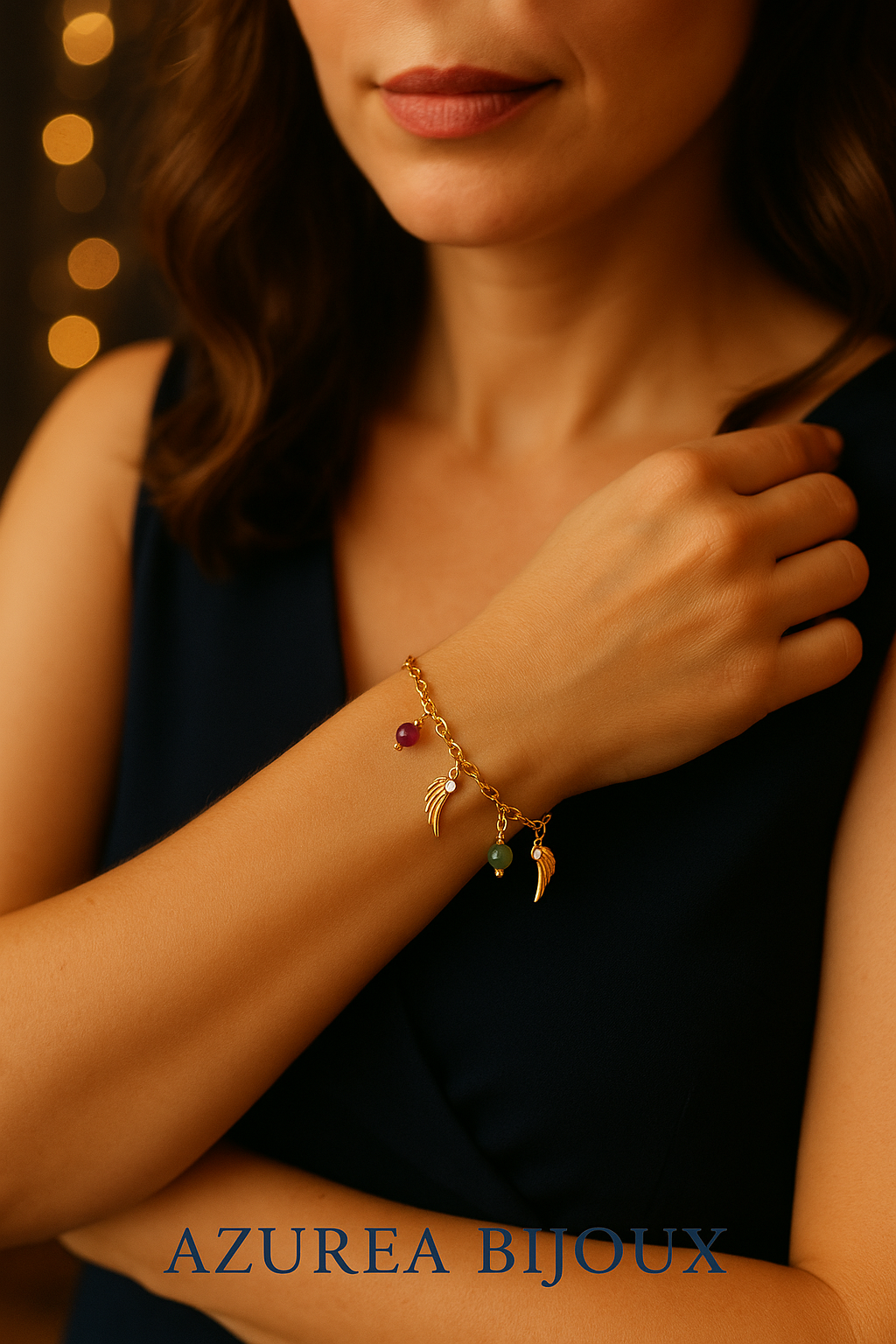 Bracelet "Ailes d'Ange" – Éclat et protection