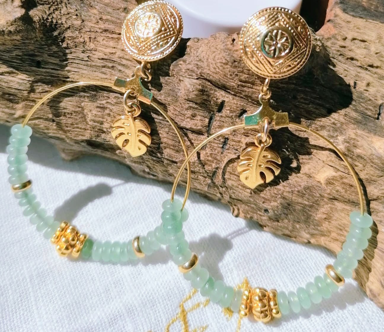BOUCLES D'OREILLES JARDIN d'EDEN