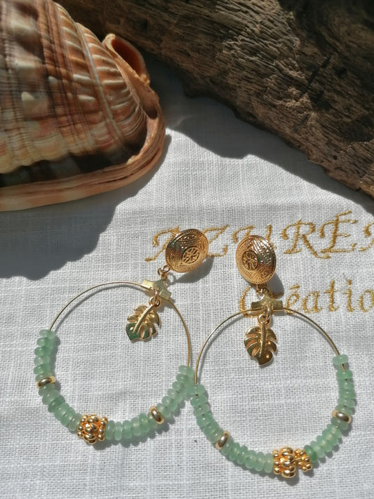 BOUCLES D'OREILLES JARDIN d'EDEN